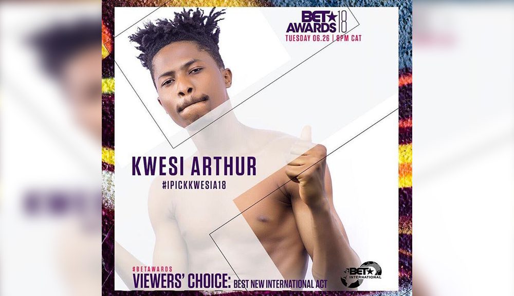 Ghana’s Kwesi Arthur Misses BET Viewers Choice Awards Win And This' Why