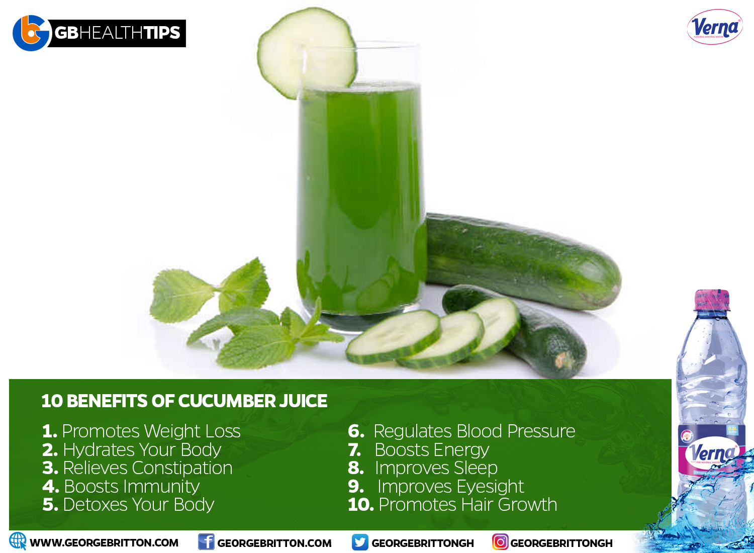 12 Amazing Cucumber Juice Benefits for Your Skin, Hair and Overall Health -  GBAfrica