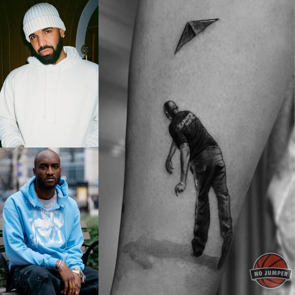 Offset pays tribute to Virgil Abloh with a huge tattoo