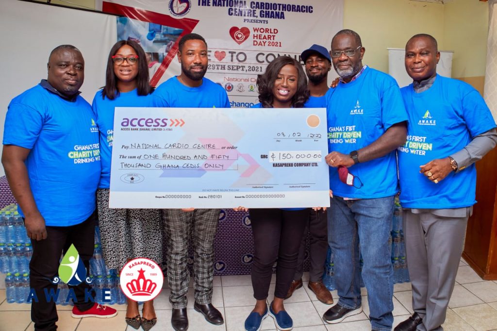 , Awake Purified Drinking Water Supports Korle Bu Cardiothoracic Centre With Gh₵150,000 | SEE PHOTOS, GlitzEmpire
