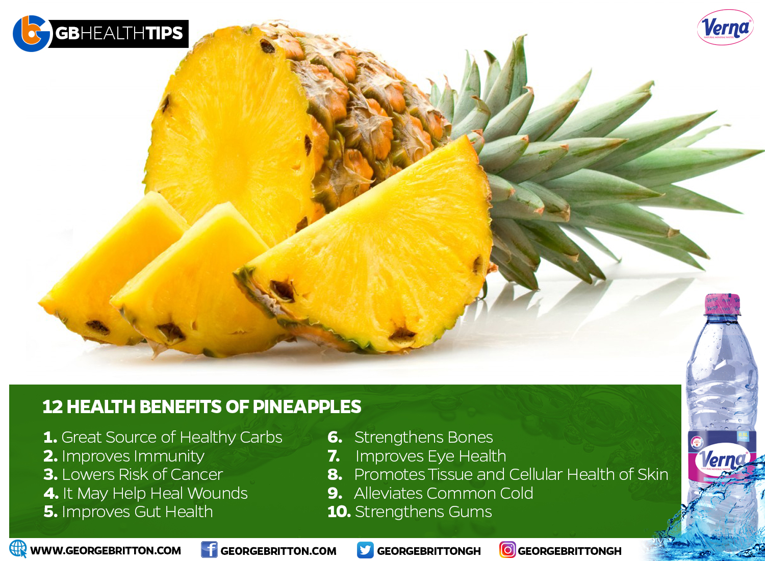 10 Amazing Health Benefits of Pineapple GBAfrica