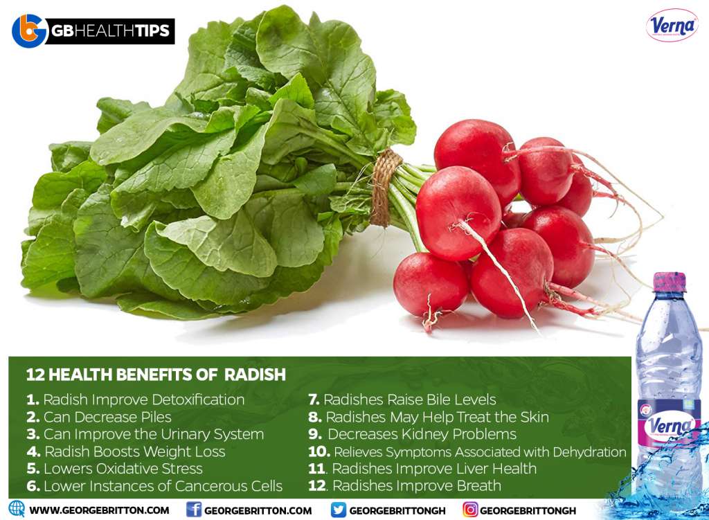 12 Amazing Health Benefits of Radish GBAfrica