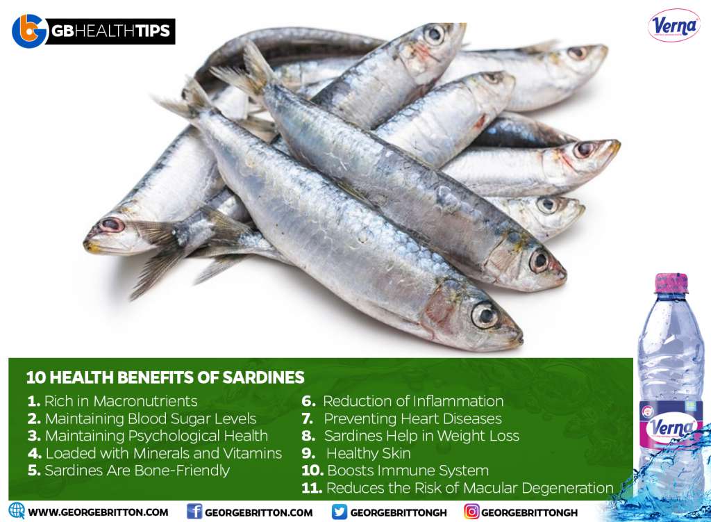 11 Amazing Health Benefits Of Sardines GBAfrica