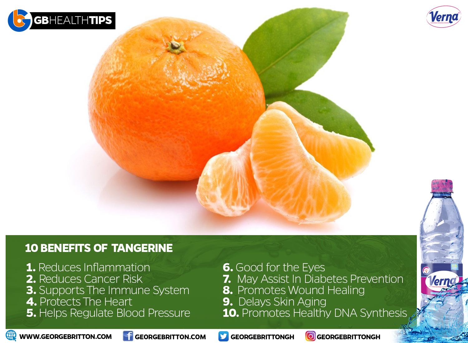 tangerine fruit benefits